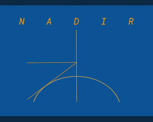 Nadir   - A space faring RPG designed for one player 