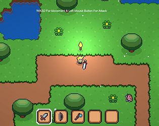 Top Down Pixel 2D Game - Portfolio