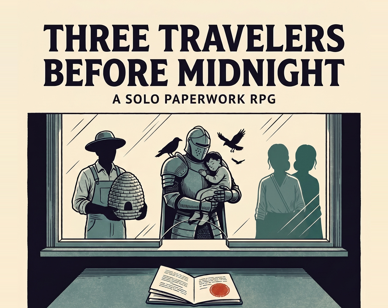 Cover image for Three Travelers Before Midnight