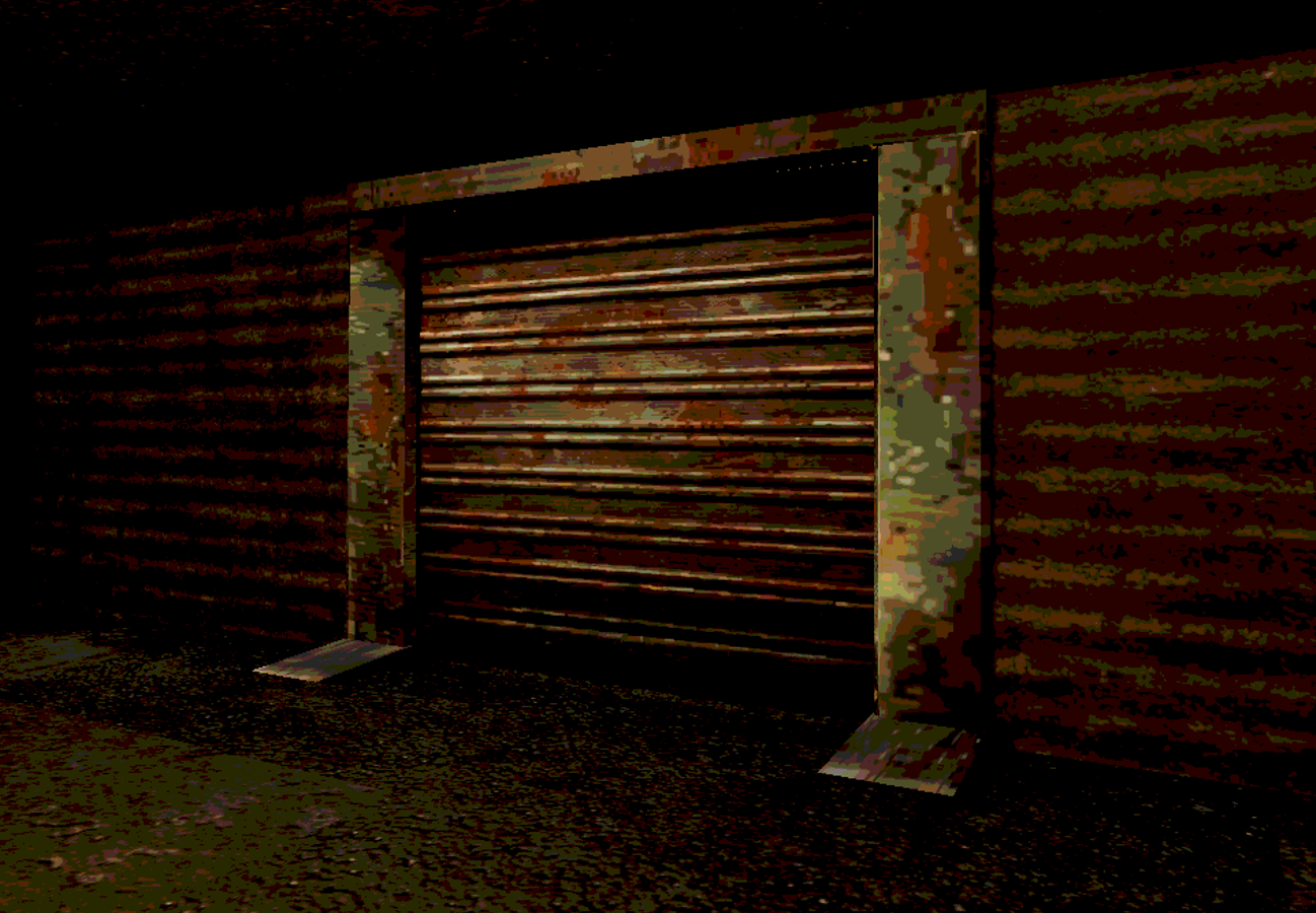 PSX Low-Poly Shutter Door