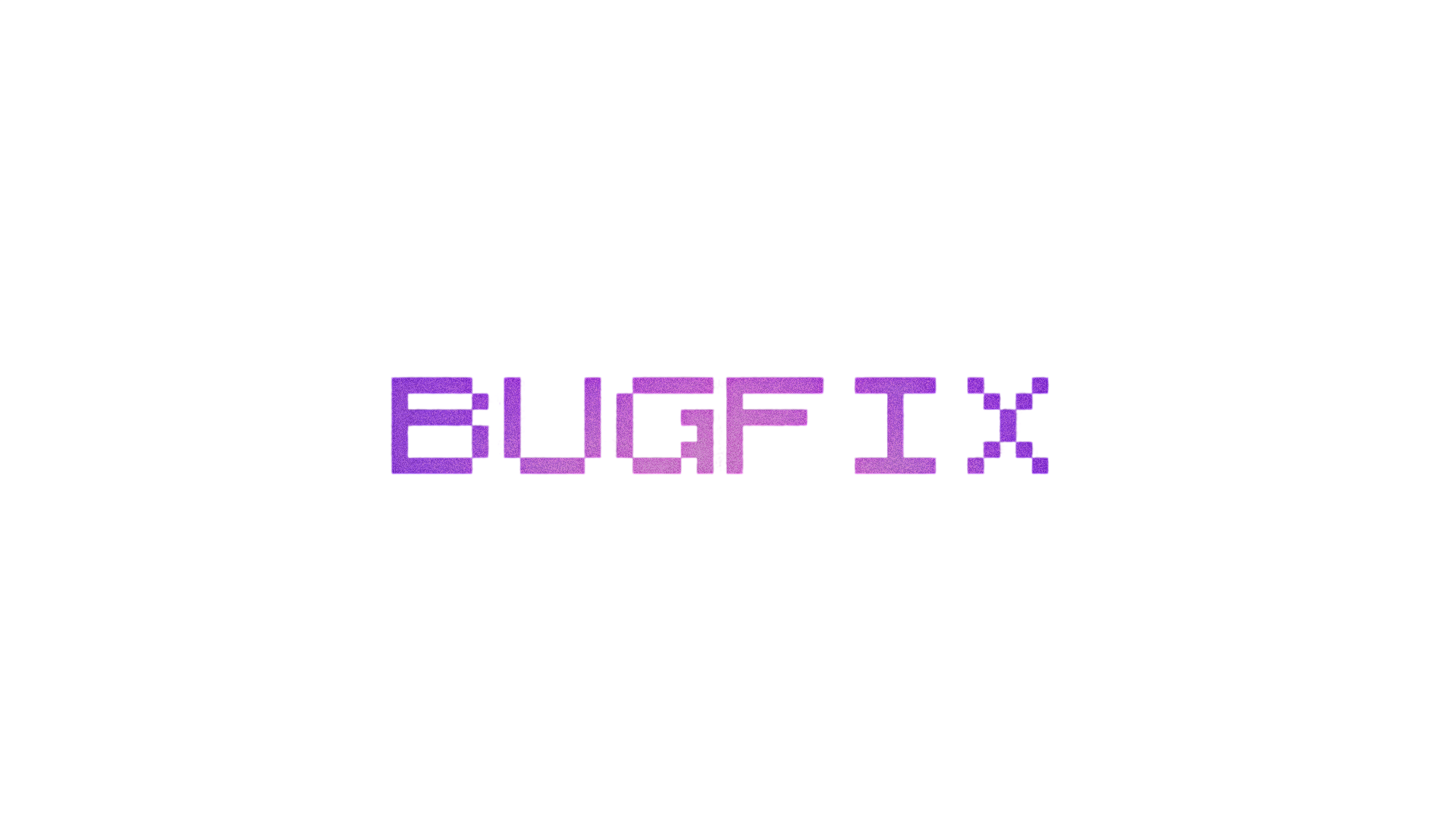 BUGFIX