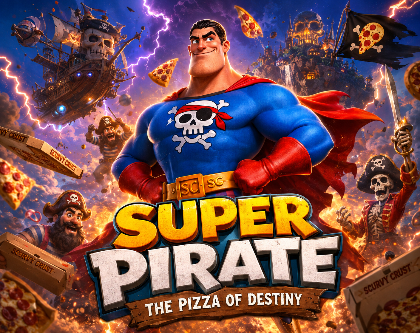 Cover image for Super Pirate: The Pizza of Destiny