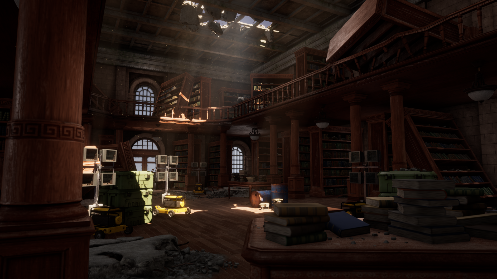 Post-apocalyptic Library