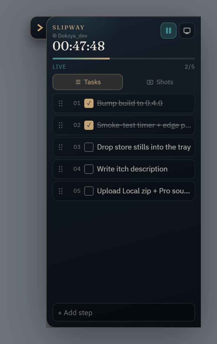 Edge panel · Tasks