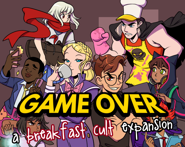 Cover image for Game Over: A Breakfast Cult Expansion