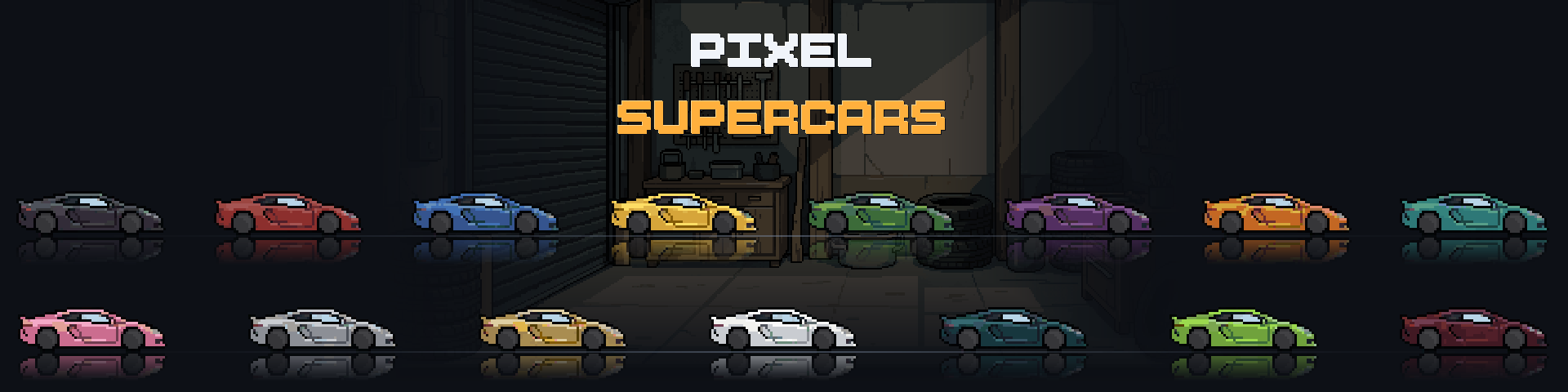 Pixel Supercars | 15 Cars 64x32