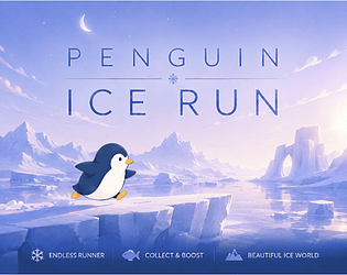 Penguin Ice Run game screenshot