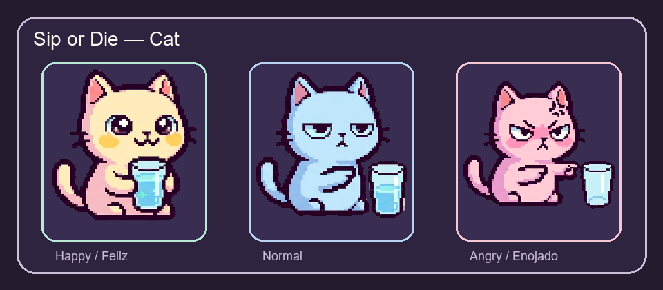 Sip or Die — hydration companion (Windows)