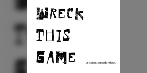 Cover image for WRECK THIS GAME