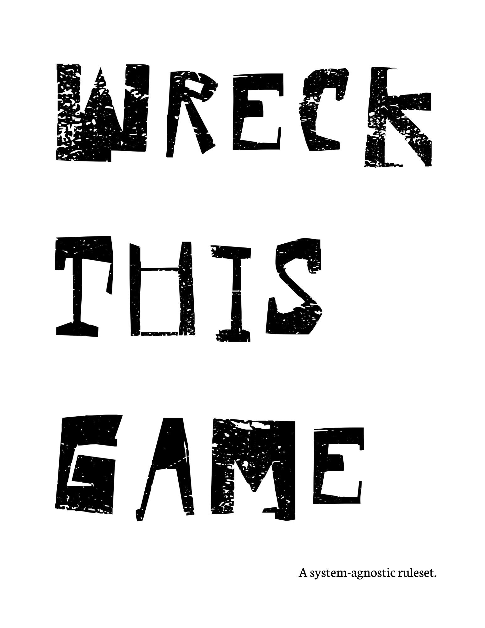 WRECK THIS GAME