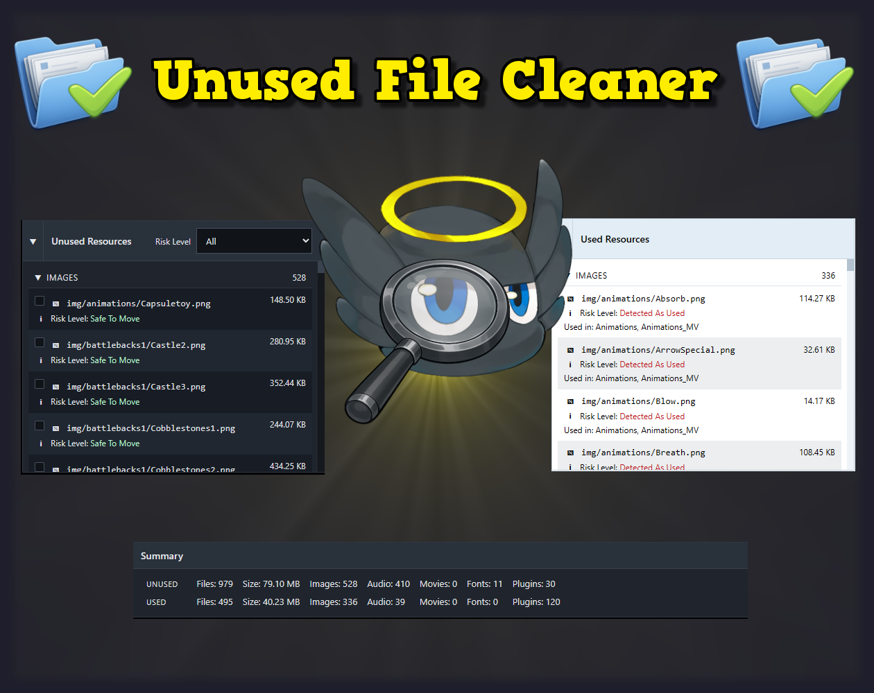 Unused Files Cleaner 1.2.0 - New features and bug fixes! - Unused