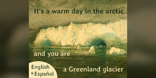 Cover image for It's a warm day in the arctic and you are a Greenland glacier