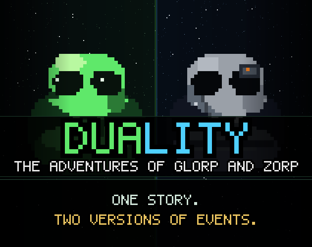 duality the adventures of glorp and zorp