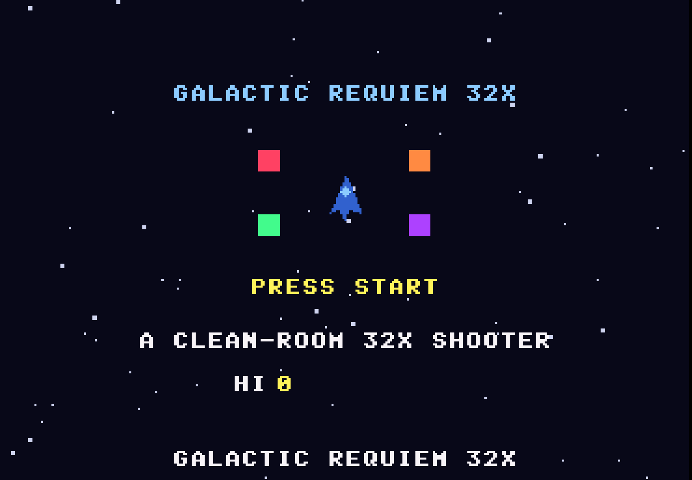 Cover image for GALACTIC REQUIEM 32X