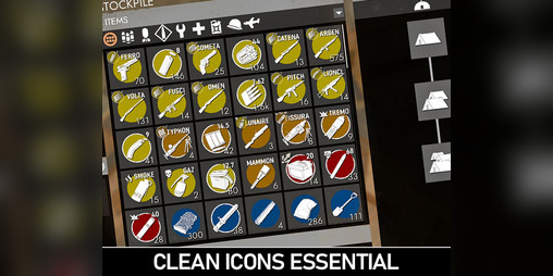 Cover image for Clean Icons Essential - Foxhole Mod