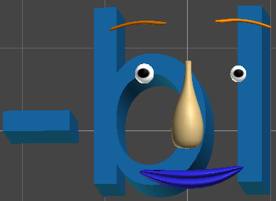 -b|