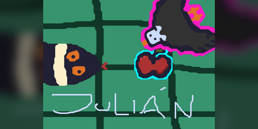 Cover image for La serpiente que se llamaba Julián y tenía una ruleta-ALPHA