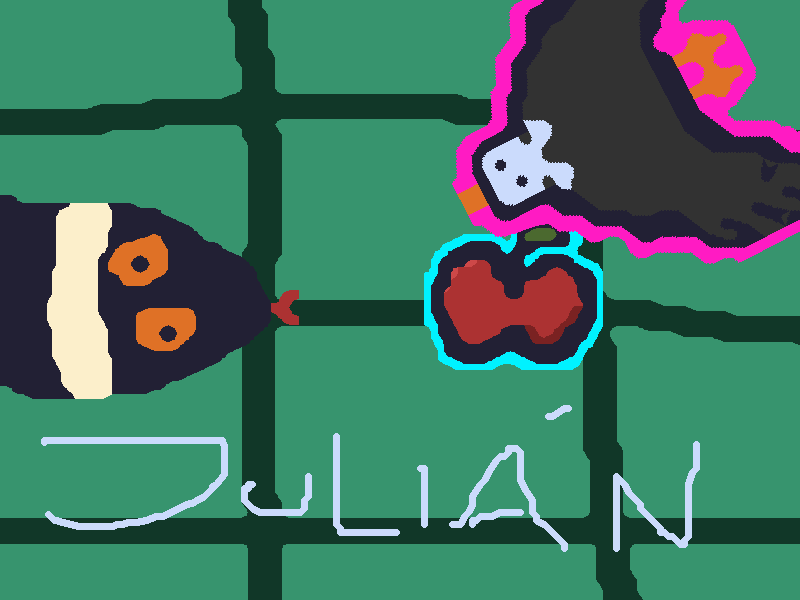 Cover image for La serpiente que se llamaba Julián y tenía una ruleta-ALPHA