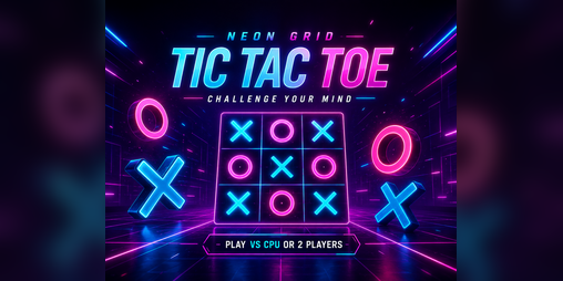 Cover image for Neon Tic Tac Toe