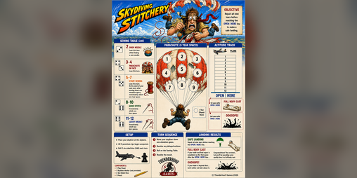 Cover image for Skydiving Stitchery