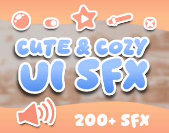 Preview of 200+ Cute & Cozy UI SFX by Case Portman