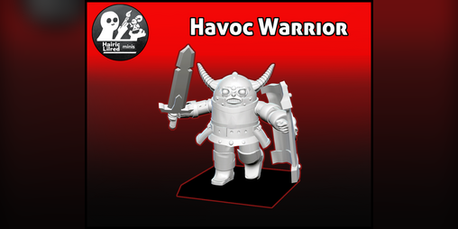 Cover image for Hairic Miniature - Havoc Warrior