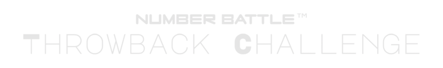 Number Battle™: Throwback Challenge