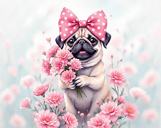 Pug Bloom Memory [Free] [Puzzle]