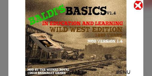Cover image for Baldi Wild West Edition windows only Android in development