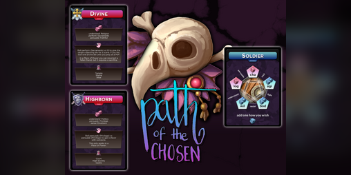 Cover image for Path of the Chosen – Print & Play Card RPG