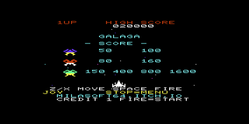 Cover image for Galaga for the Vic-20 (16/32K)