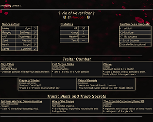 Holmgang Dice Combat System [Free] [Role Playing]