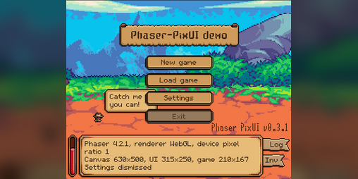 Cover image for Phaser PixUI