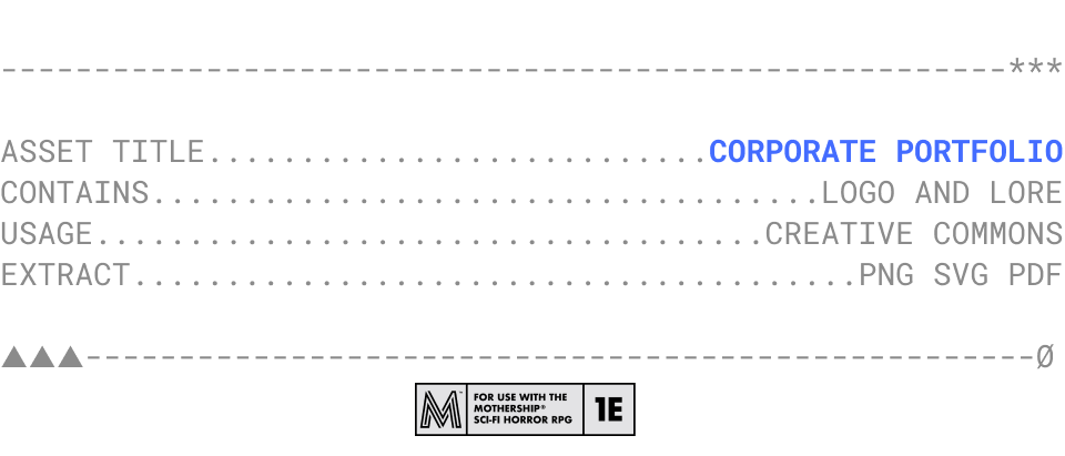Corporate Portfolio: Free Company Assets for Mothership
