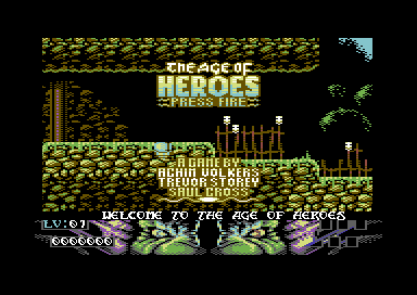 The Age Of Heroes C64 By Psytronik Software