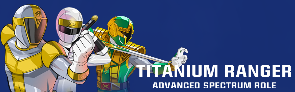 Titanium Ranger - Compatible with Power Rangers RPG