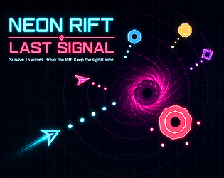 NEON RIFT Last Signal game screenshot