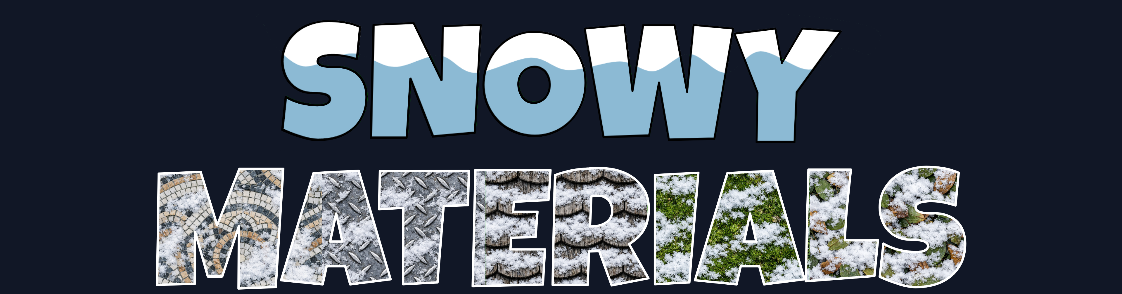 Snowy 3D Materials