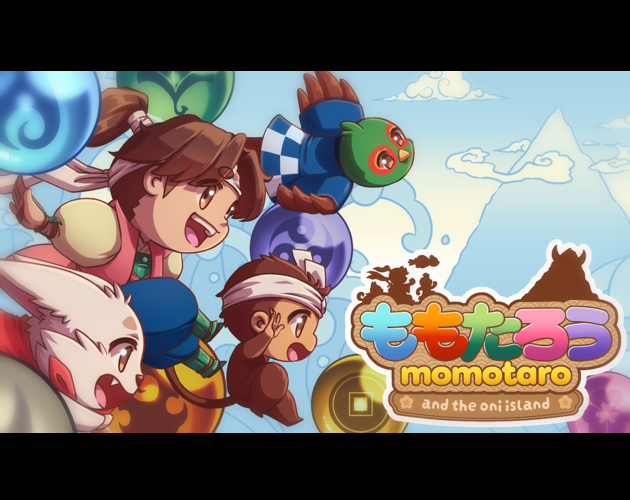 Cover image for Momotaro and the Oni Island