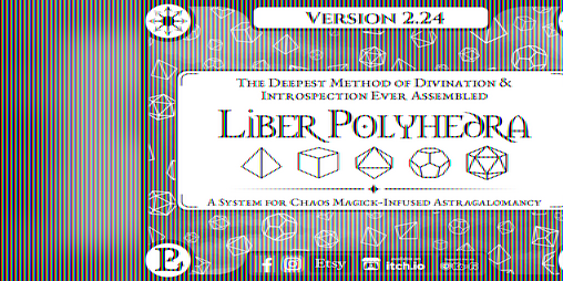 Cover image for Liber Polyhedra ~ Esoteric Dice Divination