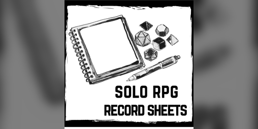 Cover image for Solo RPG Record Sheets