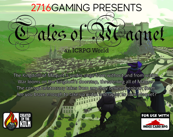 Cover image for Tales of Maquet : An ICRPG World