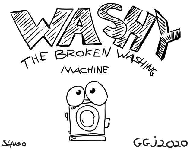 Cover image for Washy - The Broken Washing Machine