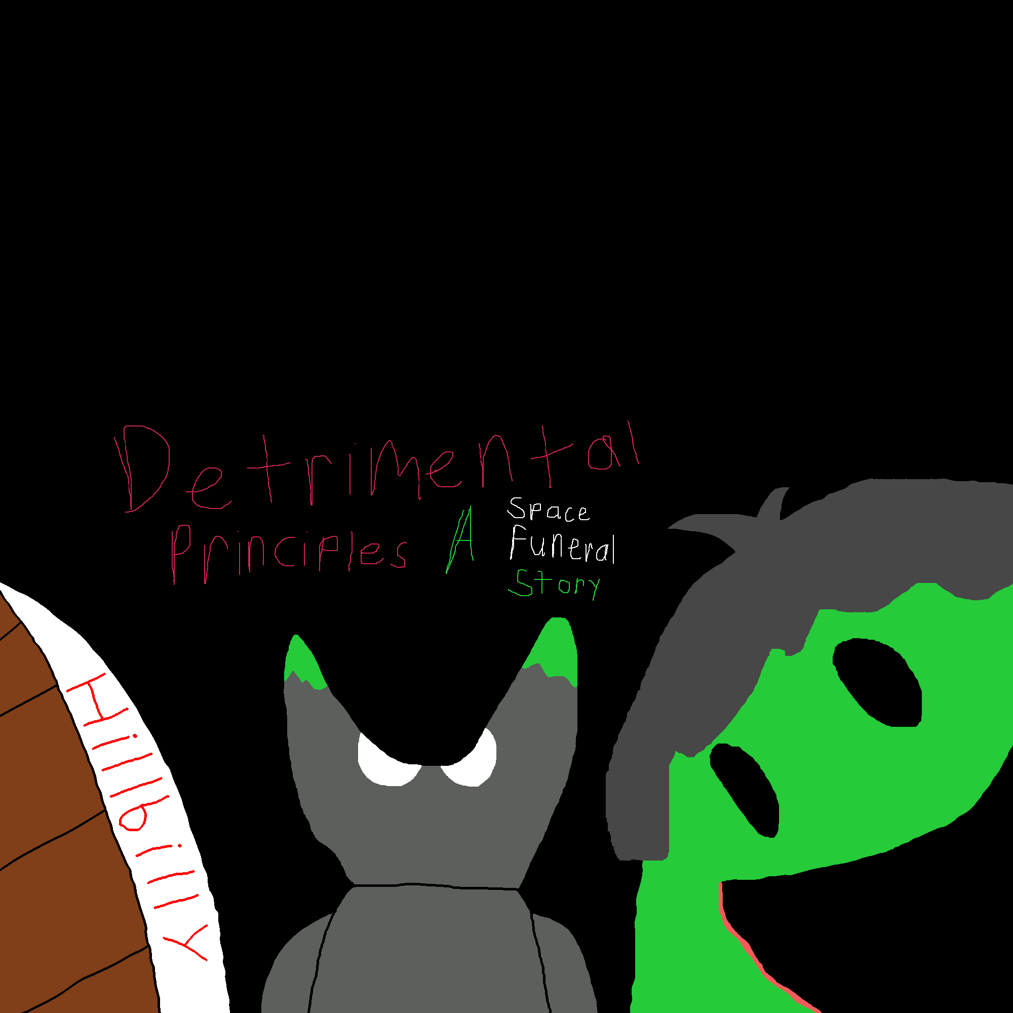 Cover image for DETRIMENTAL PRINCIPLES: A Space Funeral Story