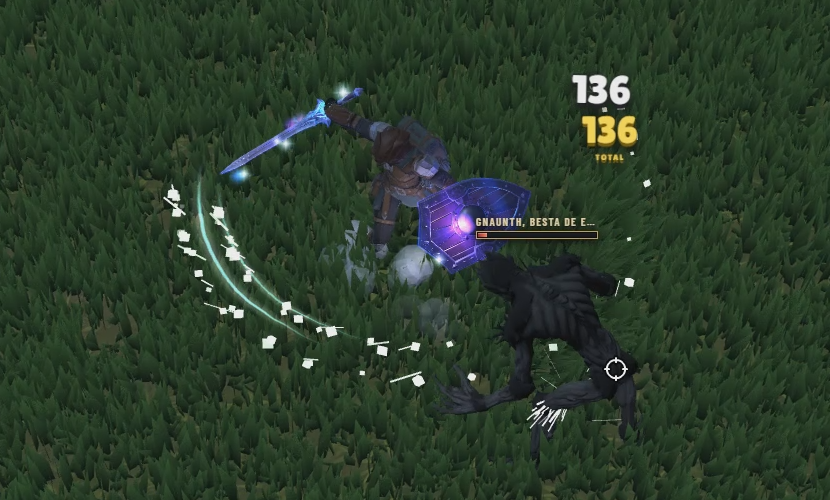Exploration in UNTITLED MMORPG.