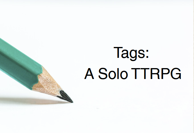Portada de Tags: A Solo TTRPG System
