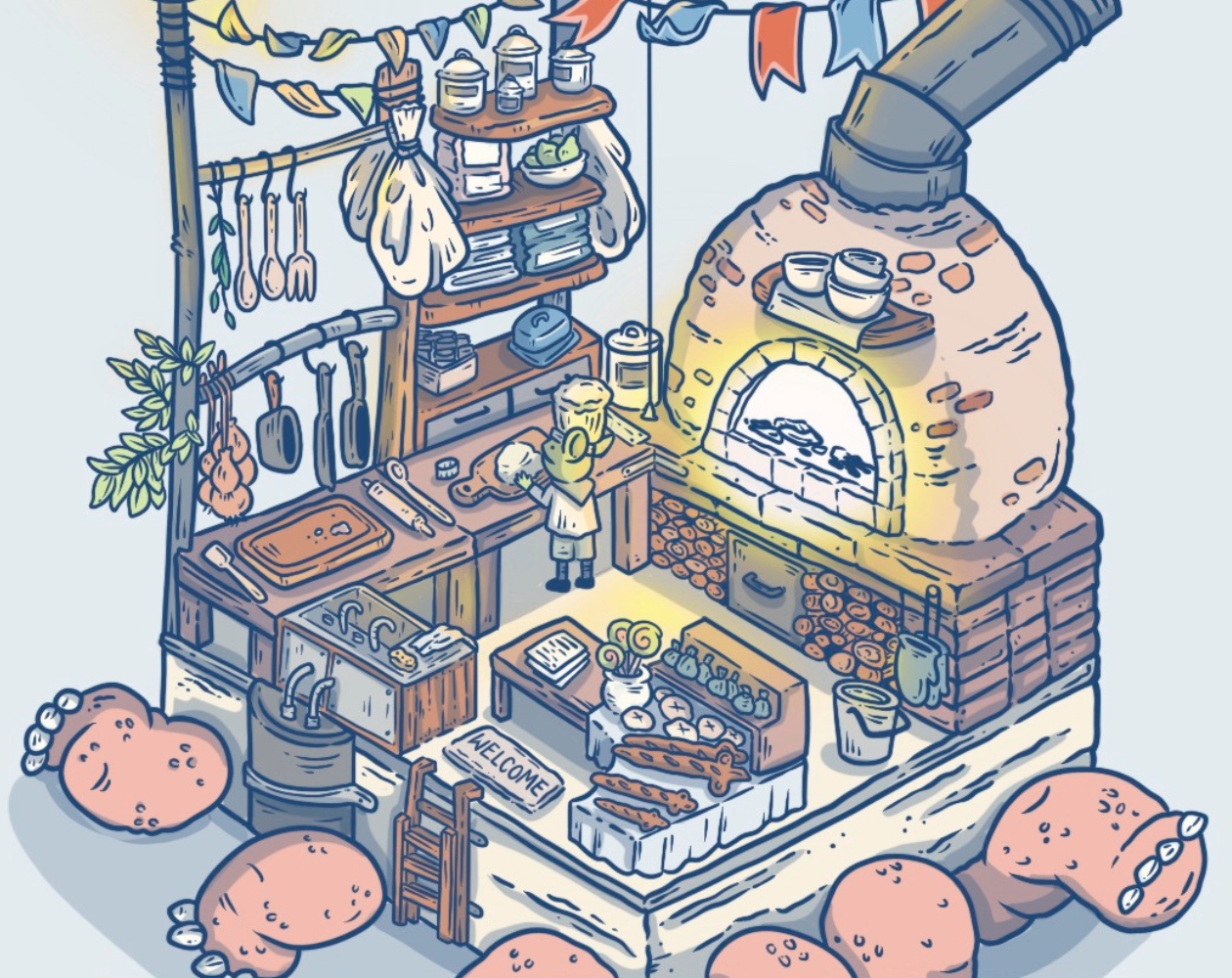 Cover image for Bakeries | A Solo Fantasy Drawing Quest