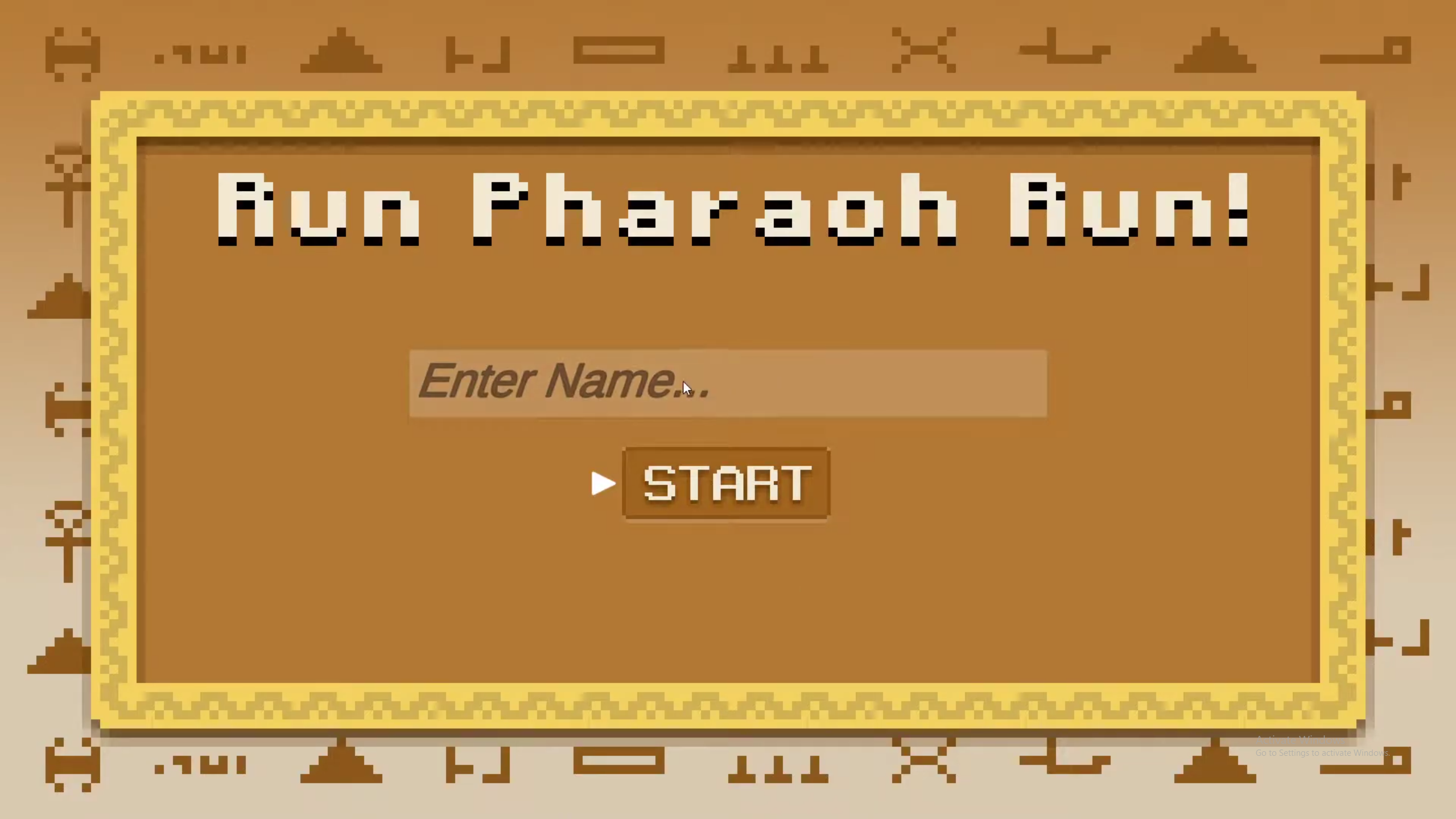 Run Pharaoh Run!