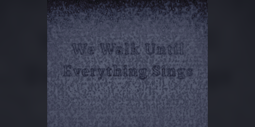 Cover image for We Walk Until Everything Sings