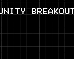 Unity Breakout game screenshot